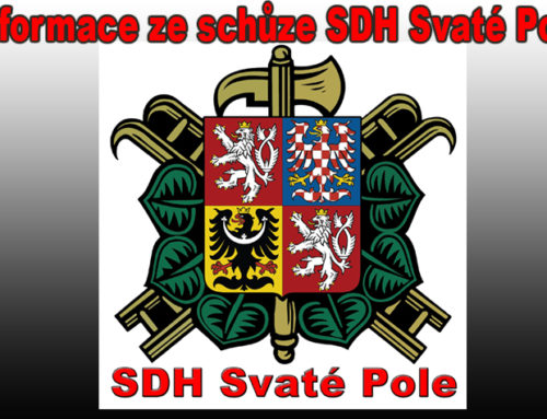 Schůze výboru SDH Svaté Pole 3. 5. 2022